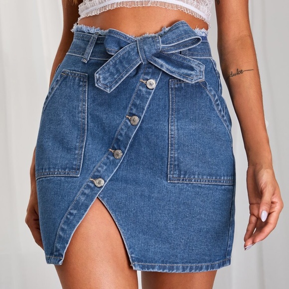 Dresses & Skirts - Denim Mini Skirt